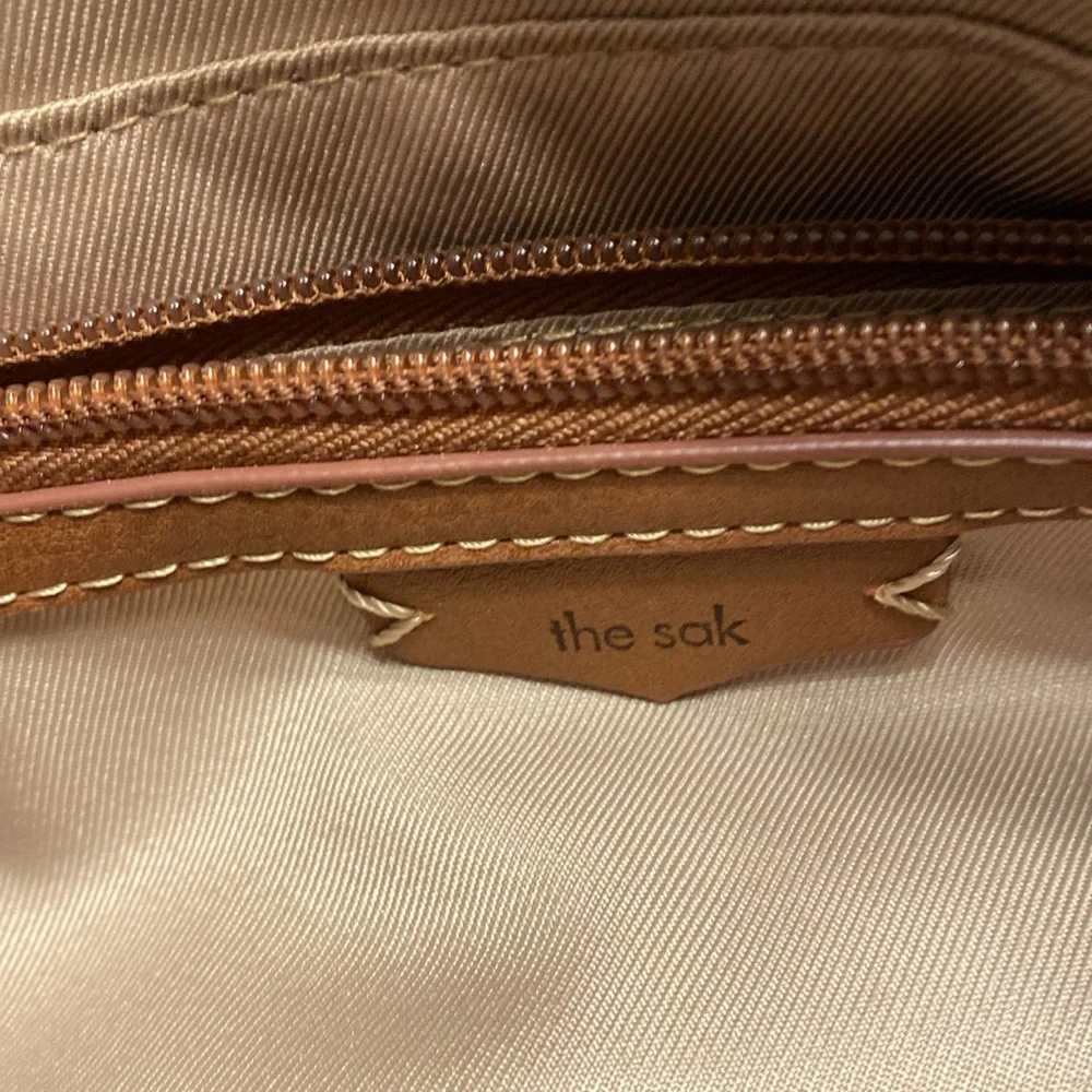 The Sak Bolinas Leather Satchel Bag in Vintage Coral #109177